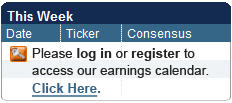 Earnings Calendar